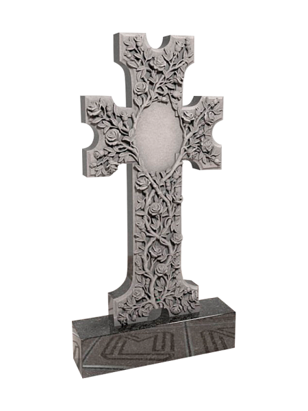 Гранитный памятник «Резной крест»